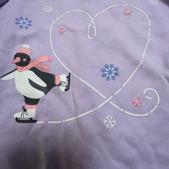 FIRST IMPRESSIONS GIRLS SKATING PENQUIN TOP - Picture 4 of 5
